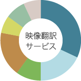 映像翻訳サービス円グラフ